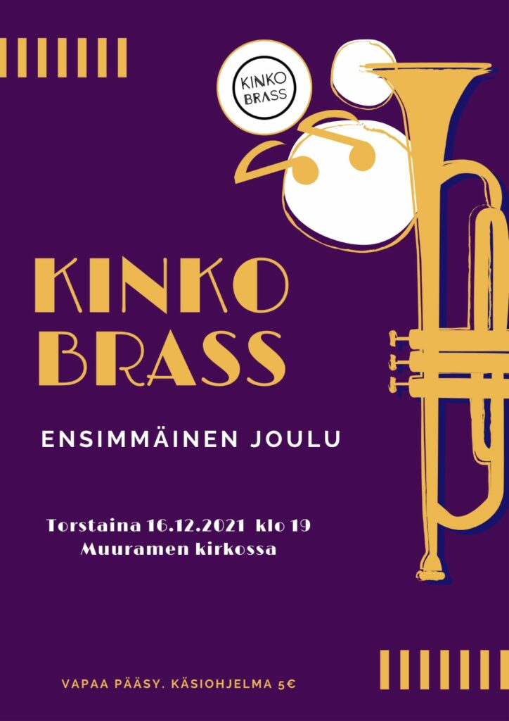 Kinko Brass: Ensimmäinen joulu -konserttijuliste